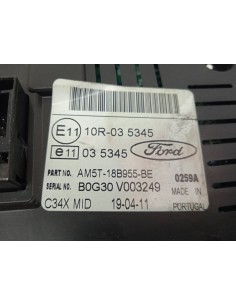 Recambio de pantalla multifuncion para ford focus turn. (cb8) trend referencia OEM IAM AM5T18B955BD   2