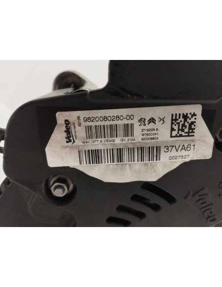 Recambio de alternador para ds 7 crossback e-tense 4x4 so chic referencia OEM IAM 9820080280  