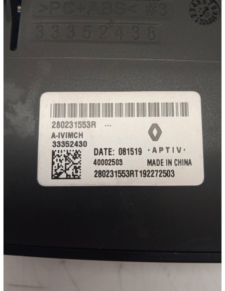 Recambio de modulo electronico para renault clio v intens referencia OEM IAM 280231553R  