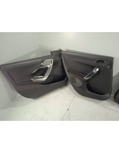 Recambio de juego asientos completo para peugeot 2008 (--.2013) allure referencia OEM IAM TELA NEGRA + PIEL TELA NEGRA + PIEL AL 2