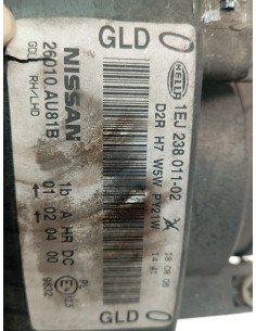 Recambio de faro derecho para nissan primera berlina (p12) acenta referencia OEM IAM 1EJ23801102 XENON CON CENTRALITA 2