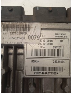 Recambio de centralita motor uce para renault kangoo 1.5 dci diesel fap referencia OEM IAM 237101989R   2