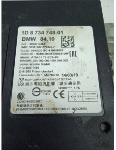 Recambio de modulo electronico para bmw serie 1 lim. (f20/f21) 118d m sport referencia OEM IAM 873474801   2
