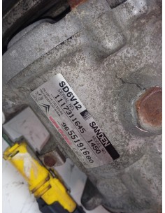 Recambio de compresor aire acondicionado para citroën c2 cool referencia OEM IAM 9655191680   2