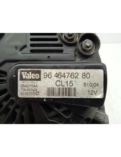 Recambio de alternador para peugeot 206 berlina 1.4 hdi referencia OEM IAM 9646476280   2