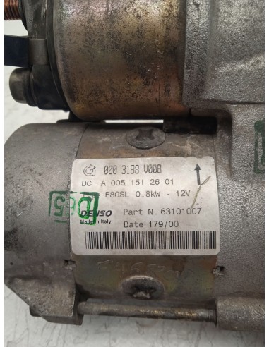 Recambio de motor arranque para smart coupe edition bluemotion referencia OEM IAM A0051512601  