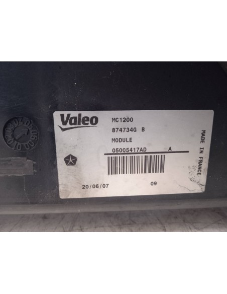 Recambio de electroventilador para chrysler grand voyager referencia OEM IAM 05005417AD  