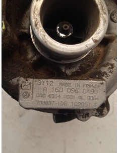 Recambio de turbocompresor para smart coupe edition bluemotion referencia OEM IAM A1600960499   2