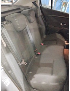 Recambio de asientos traseros para renault megane iii berlina 5 p dynamique referencia OEM IAM  TELA GRIS Y NEGRA 
