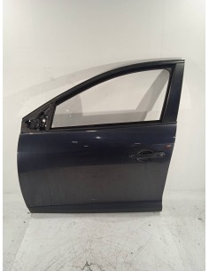 Recambio de puerta delantera izquierda para renault megane iii berlina 5 p 1.6 16v cat referencia OEM IAM 801016815R COLOR GRIS 