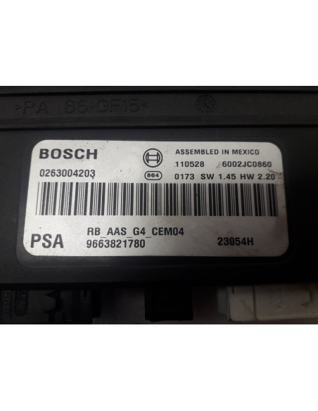 Recambio de modulo electronico para citroën c5 berlina 2.0 hdi fap referencia OEM IAM 0263004203 PARKING 