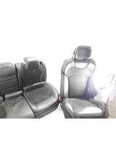 Recambio de juego asientos completo para citroën c5 berlina 2.0 hdi fap referencia OEM IAM  PIEL NEGROS 2