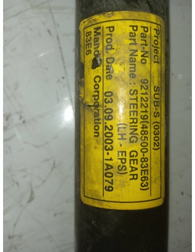 Recambio de cremallera direccion para opel agila referencia OEM IAM 4850083E63  