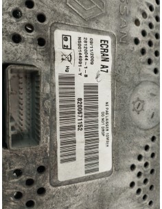 Recambio de pantalla multifuncion para renault espace iv (jk0) dynamique referencia OEM IAM 8200671152   2