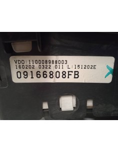 Recambio de cuadro instrumentos para opel combo (corsa c) referencia OEM IAM 09166808F13 110008988003  2