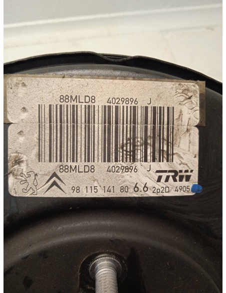 Recambio de servofreno para peugeot 2008 (--.2013) allure referencia OEM IAM 9811514180  