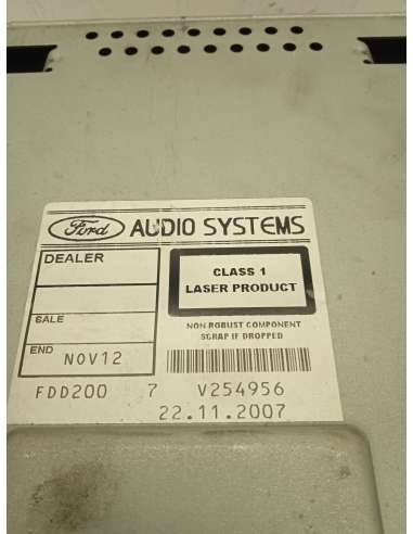 SISTEMA AUDIO / RADIO CD FORD FOCUS...