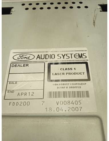 SISTEMA AUDIO / RADIO CD FORD C-MAX...