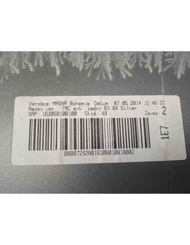 Recambio de plastico para toyota aygo referencia OEM IAM 521510H050A0  