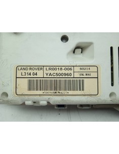 Recambio de cuadro instrumentos para land rover freelander 2.0 td4 cat referencia OEM IAM LR0018006   2