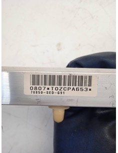 Recambio de airbag cortina delantero izquierdo para honda accord tourer (cn/cm) 2.2 ctdi referencia OEM IAM 78850SEDG91   2