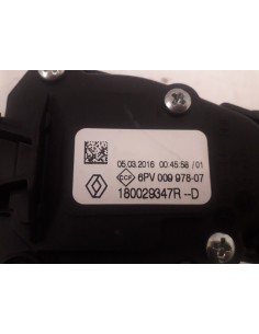 Recambio de potenciometro pedal para renault clio iv 1.5 dci diesel fap referencia OEM IAM 180029347R   2
