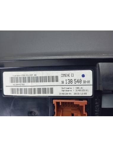 Recambio de cuadro instrumentos para citroën c4 cactus onetone referencia OEM IAM 9813854080  