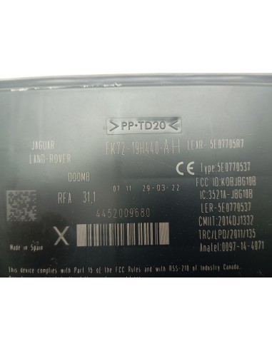 Recambio de modulo electronico para land rover discovery sport se referencia OEM IAM FK7219H440AH  