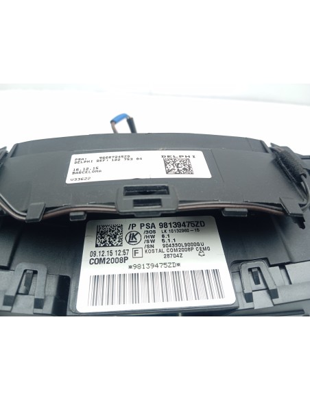 Recambio de mando luces para citroën c4 cactus onetone referencia OEM IAM 98139475ZD  