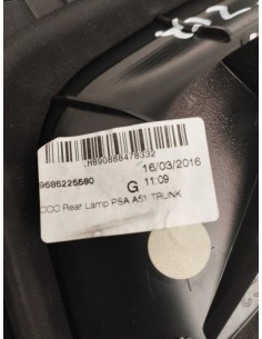 Recambio de piloto trasero izquierdo interior para citroën c3 1.4 hdi referencia OEM IAM 9685225580   2