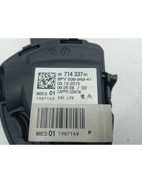 Recambio de potenciometro pedal para citroën c4 cactus onetone referencia OEM IAM 9671433780  