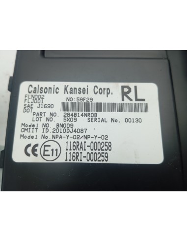 Recambio de modulo electronico para nissan leaf acenta referencia OEM IAM 284B14NR0B  