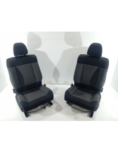 Recambio de asiento delantero izquierdo para citroën c4 cactus onetone referencia OEM IAM  TELA GRIS Y NEGRA 