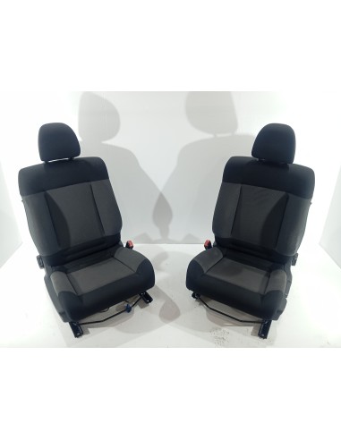 Recambio de asiento delantero izquierdo para citroën c4 cactus onetone referencia OEM IAM  TELA GRIS Y NEGRA 