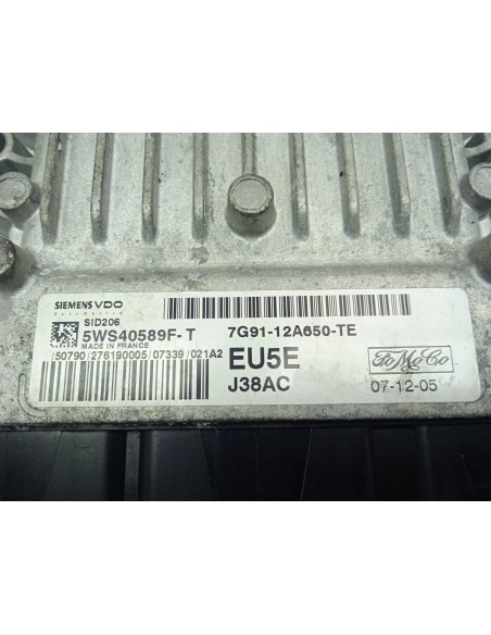 Recambio de centralita motor uce para ford galaxy (ca1) 1.8 tdci cat referencia OEM IAM 7G9112A650TE  