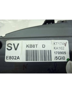 Recambio de cuadro instrumentos para mazda cx-5 2.2 turbodiesel cat referencia OEM IAM KB8TD TK4955430  2