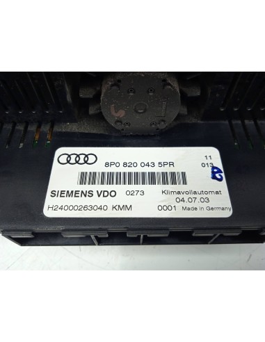 Recambio de mando climatizador para audi a3 (8p) 2.0 tdi referencia OEM IAM 8P0820043  