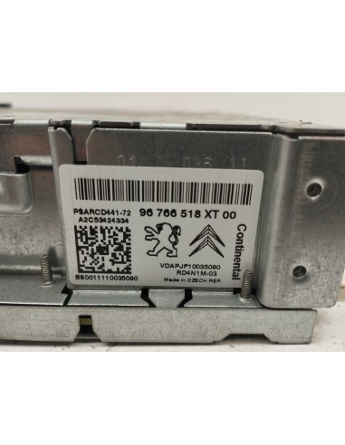 Recambio de sistema audio / radio cd para citroën c3 1.4 hdi referencia OEM IAM 96766518XT  
