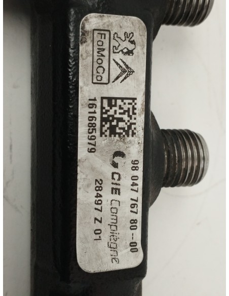 Recambio de rampa inyectora para citroën c4 picasso live referencia OEM IAM 9804776780  