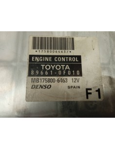 Recambio de centralita motor uce para toyota corolla verso (r1) 2.0 turbodiesel cat referencia OEM IAM 896610F010   2
