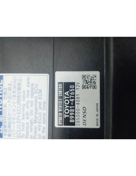 Recambio de modulo electronico para toyota prius+ eco referencia OEM IAM 8998147650 DENSO 