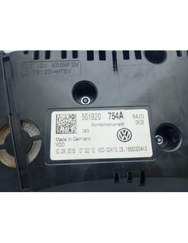 Recambio de cuadro instrumentos para volkswagen golf vii lim. gte referencia OEM IAM 5G1920754A  