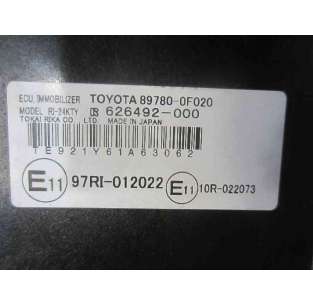 MODULO ELECTRONICO TOYOTA... 2