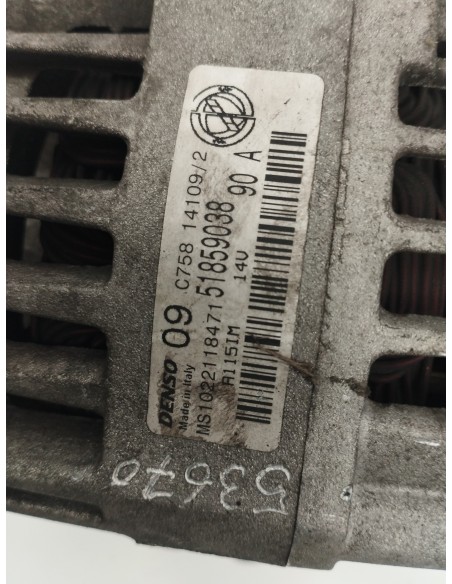 Recambio de alternador para alfa romeo mito (145) junior referencia OEM IAM 51859038  