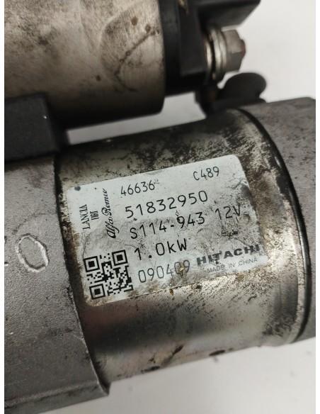 Recambio de motor arranque para alfa romeo mito (145) junior referencia OEM IAM 51832950  
