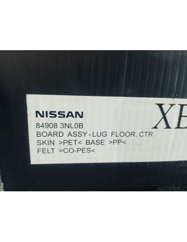 Recambio de bandeja trasera para nissan leaf acenta referencia OEM IAM 849083NL0B INFERIOR 