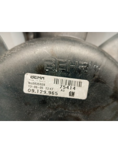 Recambio de electroventilador para opel tigra twin top enjoy referencia OEM IAM 13204570  