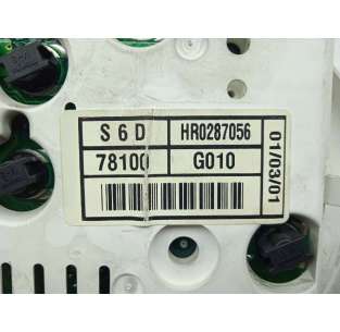 CUADRO INSTRUMENTOS HONDA... 2