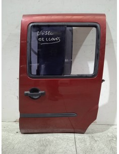 Recambio de puerta lat corr izquierda para fiat doblo (119) 1.9 jtd cat referencia OEM IAM 51847628 COLOR ROJO 