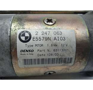 MOTOR ARRANQUE BMW SERIE 3... 2